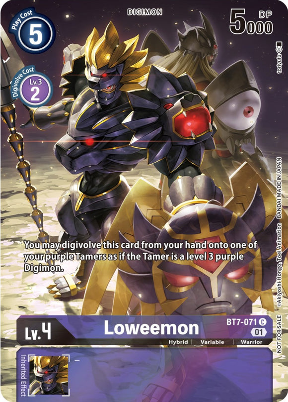 Loweemon [BT7-071] (Tarjeta Frontier del 2.º aniversario) [Promociones de Next Adventure] 