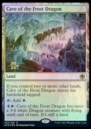 Cueva del Dragón de Hielo [Promociones de prelanzamiento de Dungeons &amp; Dragons: Adventures in the Forgotten Realms] 