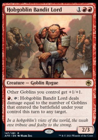 Señor bandido hobgoblin (paquete promocional) [Promociones de Dungeons &amp; Dragons: Adventures in the Forgotten Realms] 
