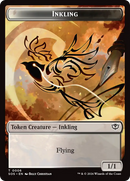 Fractal (0004) // Inkling (006) Double-Sided Token [Secrets of Strixhaven Tokens]-2