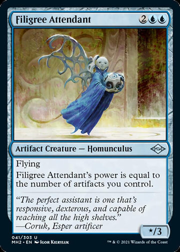 Filigree Attendant [Modern Horizons 2] - 0