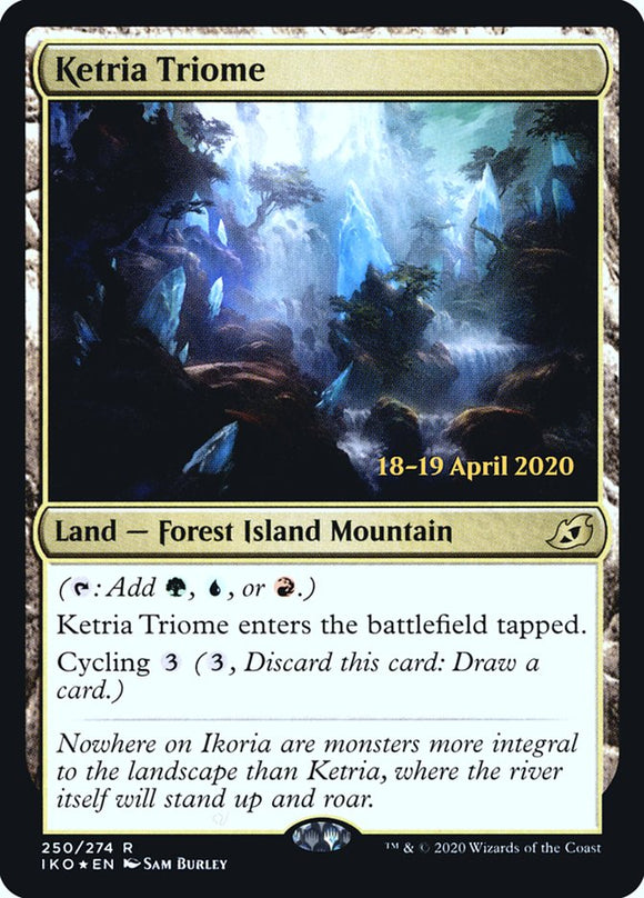 Triome de Ketria [Promociones de prelanzamiento de Ikoria: Lair of Behemoths] 