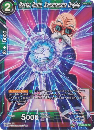 Maestro Roshi, Orígenes del Kamehameha (EX10-02) [Auge Namekiano] 