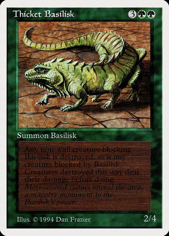 Basilisco de matorral [Magia de verano / Edgar] 