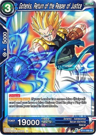 Gotenks, el regreso del segador de la justicia (BT11-056) [Vermilion Bloodline] 