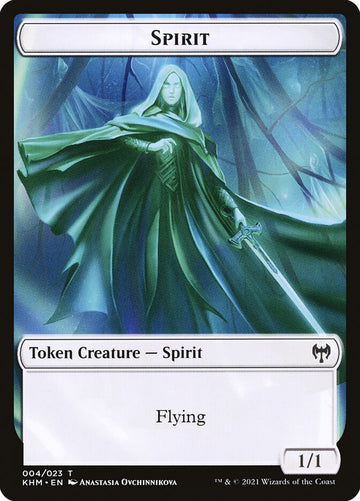 Boar // Spirit Double-Sided Token [Kaldheim Commander Tokens] - 0
