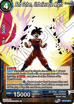 Son Gohan, poder increíble (común) (BT13-038) [Suprema rivalidad] 