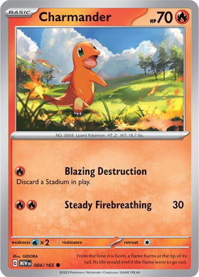 Charmander (004/165) [Escarlata y Violeta: 151] 