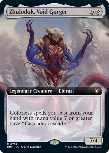 Zhulodok, el devorador del vacío (ilustración extendida) [Commander Masters] 