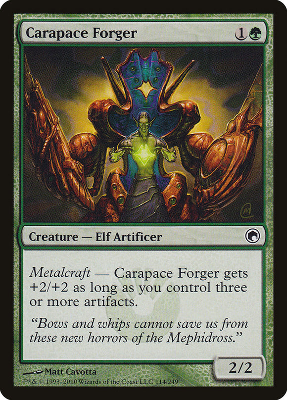 Forjador de caparazones [Cicatrices de Mirrodin] 