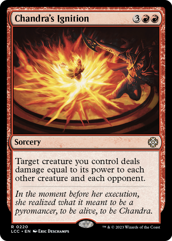El encendido de Chandra [Las cavernas perdidas de Ixalan Comandante] 