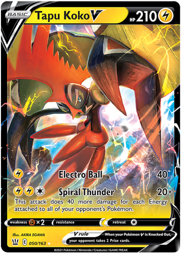 Tapu Koko V (050/163) [Espada y escudo: estilos de batalla] 