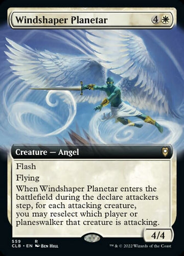 Windshaper Planetar (ilustración ampliada) [Commander Legends: Battle for Baldur's Gate] 