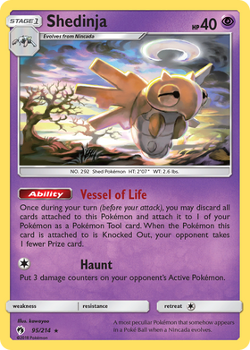 Shedinja (95/214) [Sol y Luna: Trueno perdido] 