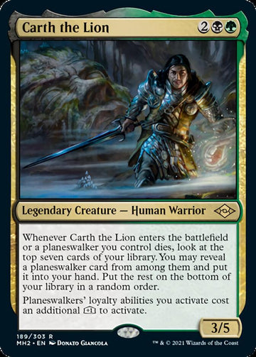 Carth the Lion [Modern Horizons 2] - 0