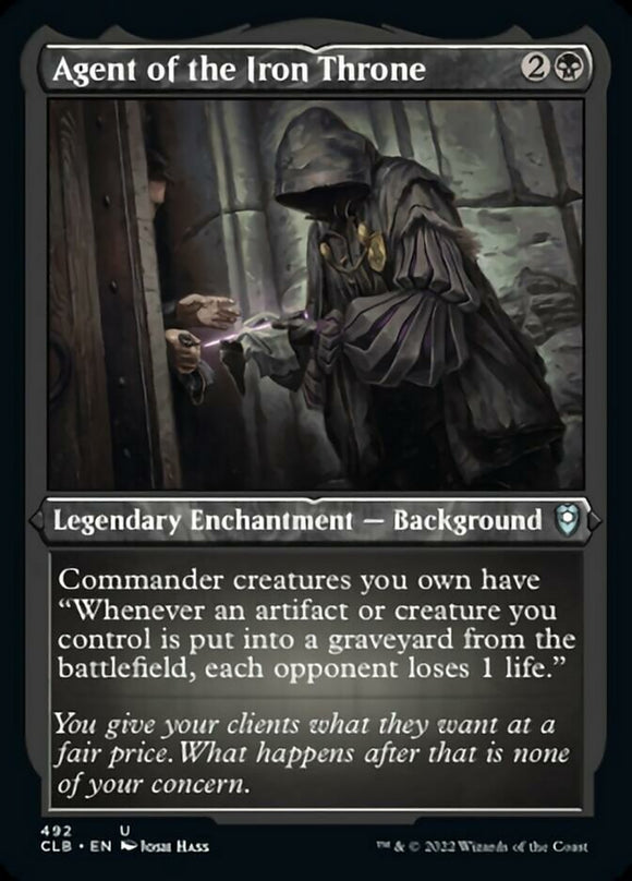 Agente del Trono de Hierro (grabado en lámina) [Commander Legends: Battle for Baldur's Gate] 