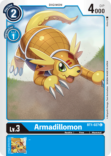 Armadillomon [BT1-027] [Lanzamiento de la versión especial Booster 1.0] 