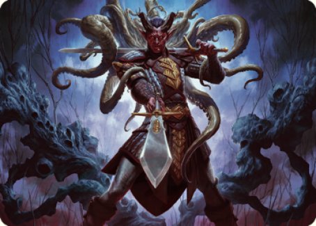 Tarjeta de arte de Zevlor, exiliado de Elturel (42) [Serie de arte de Commander Legends: Battle for Baldur's Gate] 