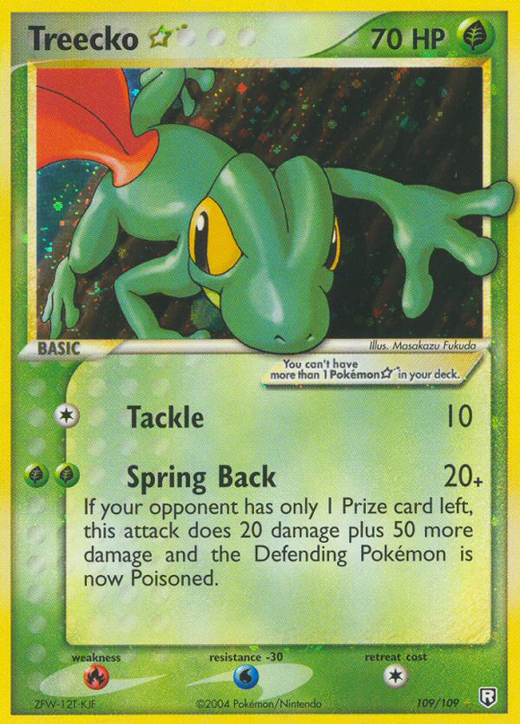 Treecko Star (109/109) [EX: El Equipo Rocket regresa] 