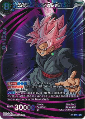 Goku Black Rose, desesperación imparable (BT2-054) [Union Force] 