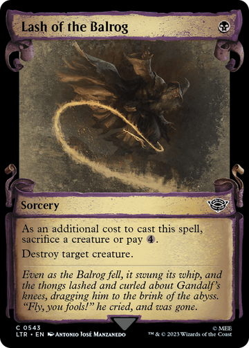 Látigo del Balrog [El Señor de los Anillos: Cuentos de la Tierra Media] 