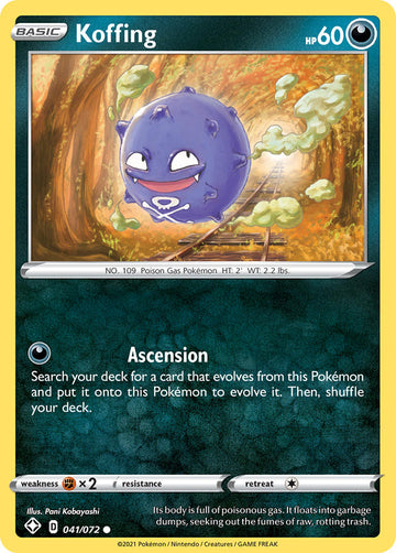 Koffing (041/072) [Espada y escudo: Destinos brillantes] 