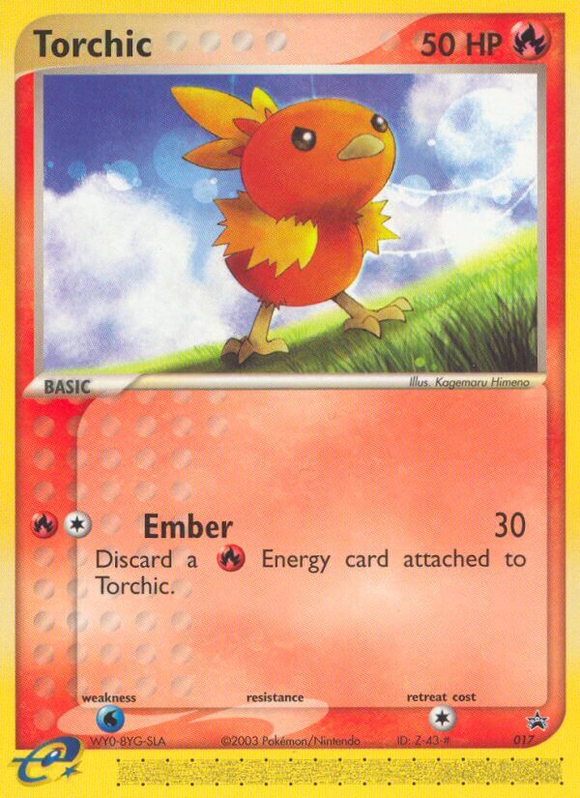 Torchic (017) [Promociones de Nintendo: Black Star] 