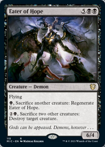 Devorador de esperanza [Comandante de Innistrad: Midnight Hunt] 