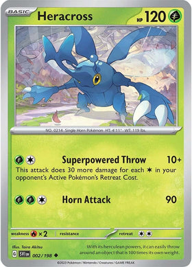 Heracross (002/198) [Scarlet &amp; Violet: Set básico] 