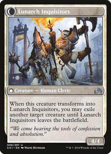 Avacynian Missionaries // Lunarch Inquisitors [Shadows over Innistrad] - 0