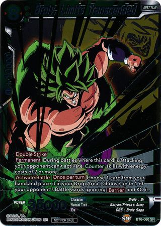 Broly, límites trascendidos (paquete de evento 3 - 2019) (BT6-060_PR) [Tarjetas de promoción] 