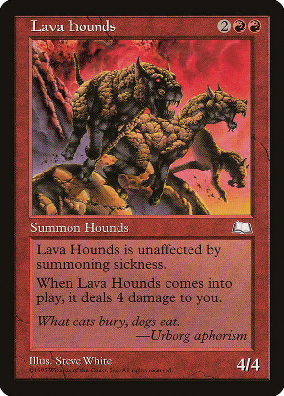 Perros de lava [Weatherlight] 