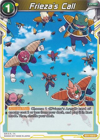 Llamada de Freezer (BT1-109) [Batalla Galáctica] 