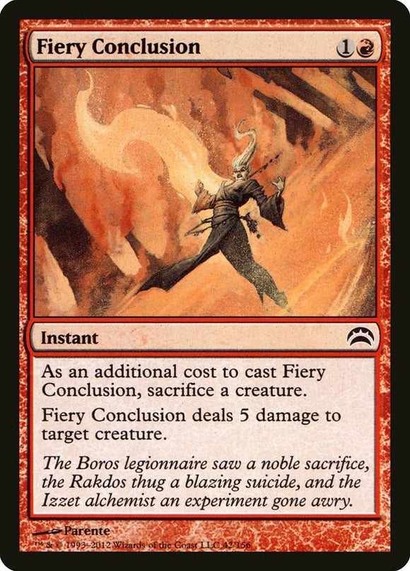 Conclusión ardiente [Planechase 2012] 