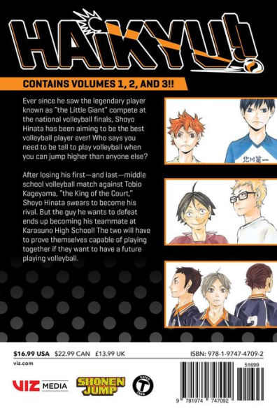 Haikyu!! (3-in-1 Edition) Volume 1