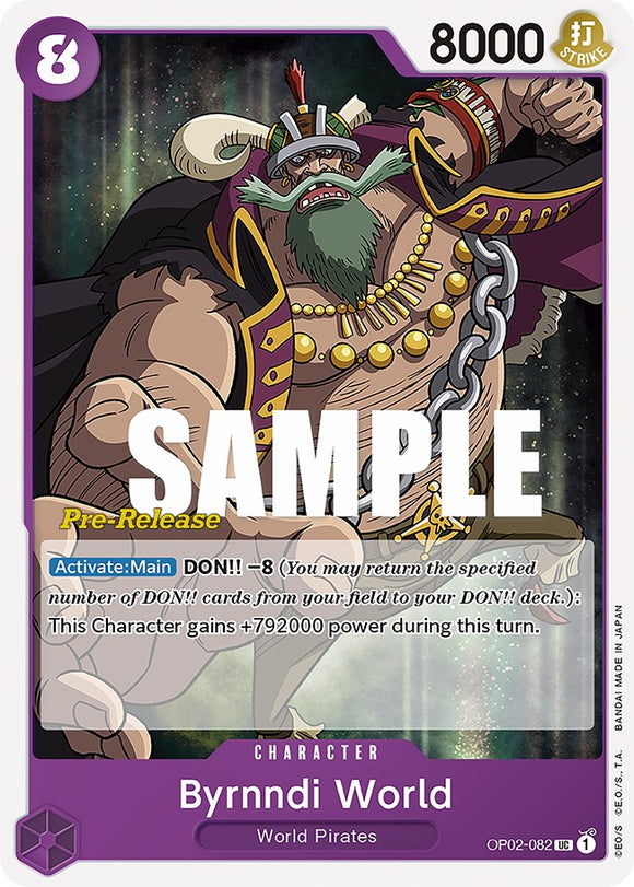 Byrnndi World [Tarjetas de prelanzamiento de Paramount War] 