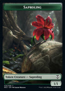 Beast // Saproling Double-Sided Token [Streets of New Capenna Commander Tokens]-2