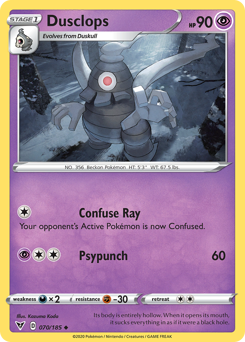 Dusclops (070/185) [Espada y escudo: voltaje vívido] 