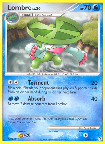 Lombre (54/132) [Diamante y perla: Maravillas secretas] 