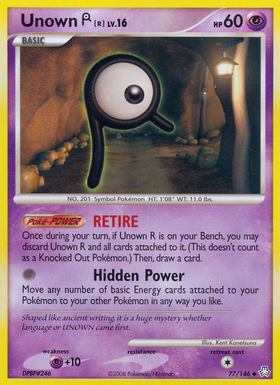 Unown R (77/146) [Diamante y Perla: Leyendas despertadas] 