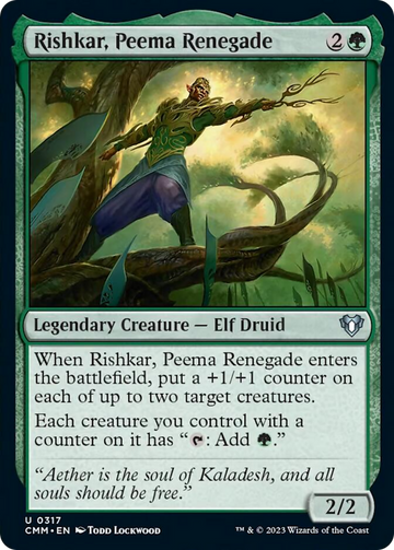 Rishkar, Peema Renegade [Comandante Masters] 