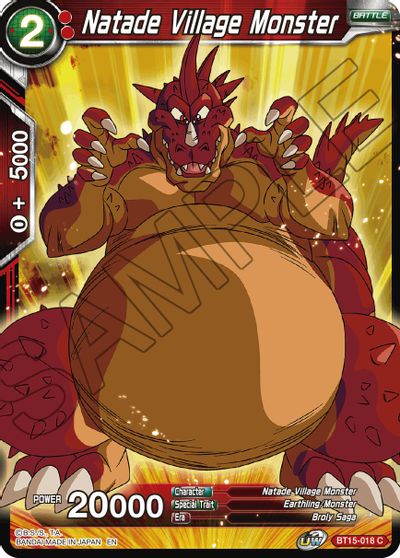 Monstruo de la aldea de Natade (BT15-018) [Enfrentamiento Saiyan] 