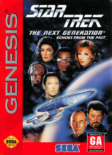 Star Trek Next Generation Echoes From the Past - Sega Genesis