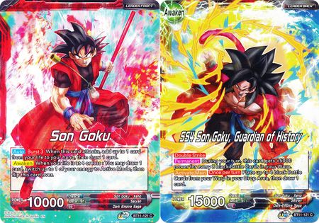 Son Goku // SS4 Son Goku, Guardián de la Historia (BT11-121) [Línea de Sangre Vermilion] 