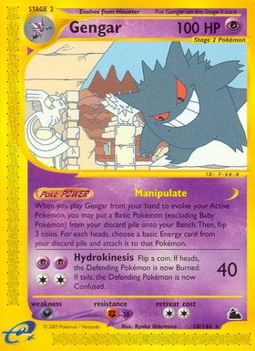 Gengar (10/144) [Cresta del Cielo] 