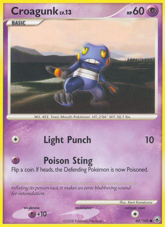 Croagunk (60/100) [Diamante y Perla: Amanecer majestuoso] 