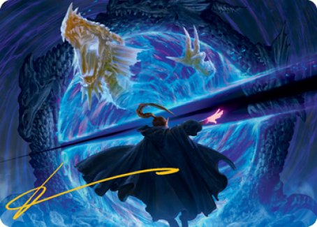 Tarjeta de arte de Bar the Gate (firma estampada en dorado) [Serie de arte de Dungeons &amp; Dragons: Adventures in the Forgotten Realms] 