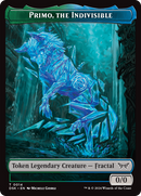 Primo, the Indivisible // Manifest Double-Sided Token [Duskmourn: House of Horror Tokens]-1