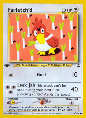 Farfetch'd (43/64) [Neo Revelation 1.ª edición] 