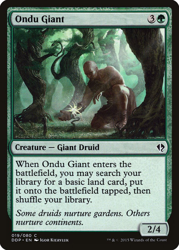 Gigante Ondu [Mazos de duelo: Zendikar contra Eldrazi] 